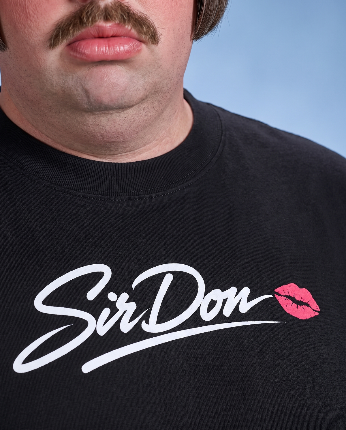 Signature Tee print close-up